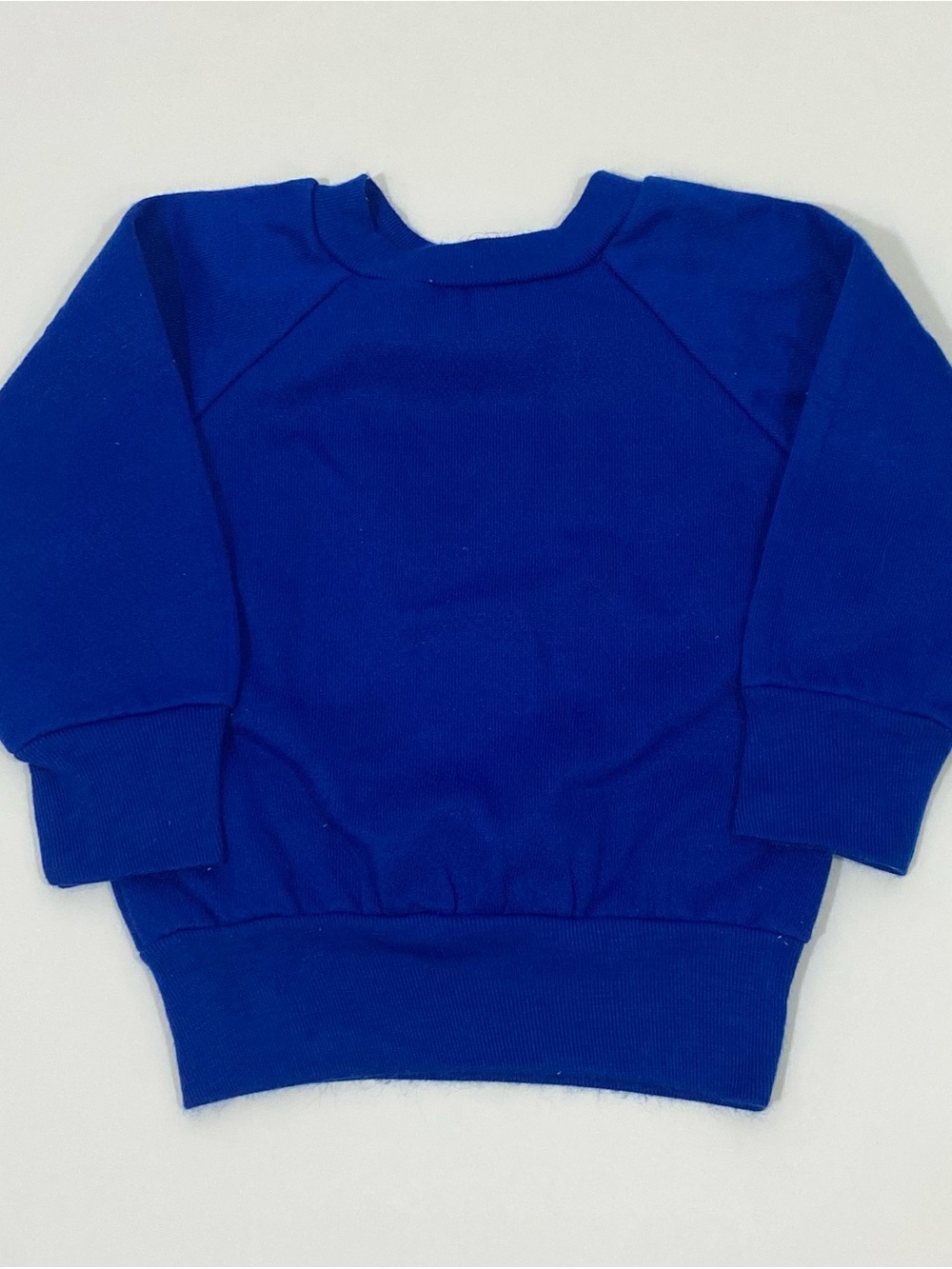 Kid’s Vintage 70’s Spencer’s Blue Raglan Crewneck Sweatshirt Size 18 Months